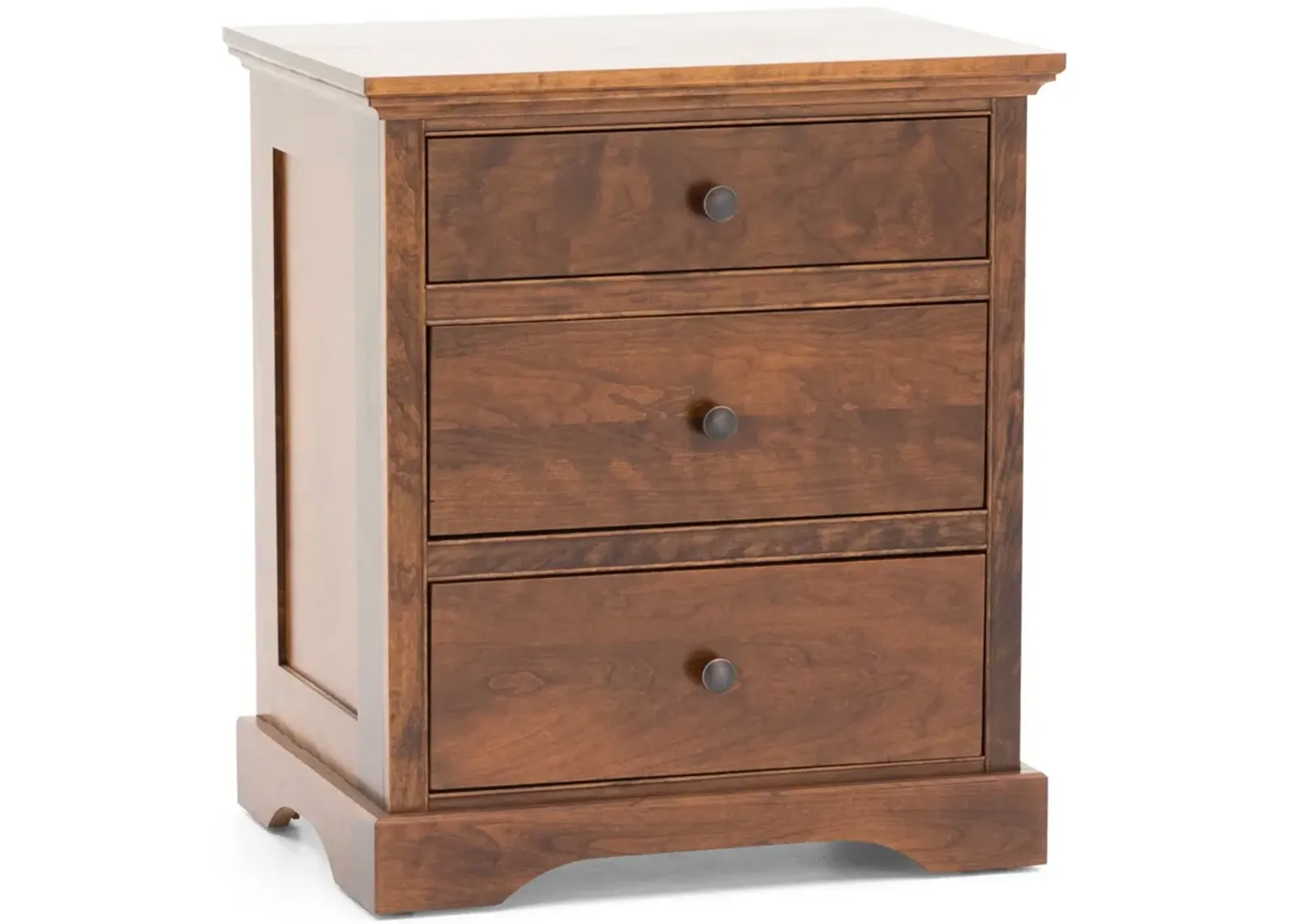 Daniel's Amish Elegance Three Drawer Nightstand