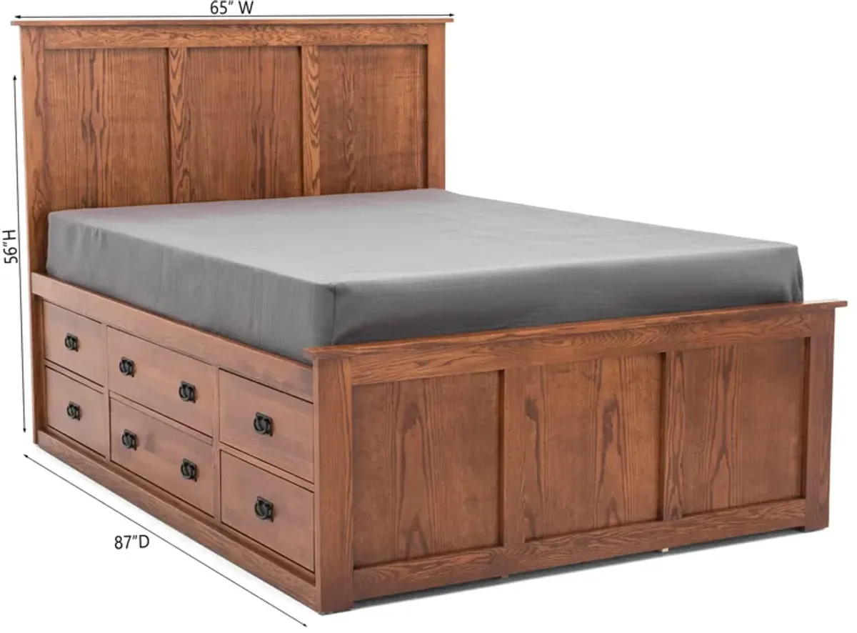 Witmer American Mission #80 Queen Storage Bed