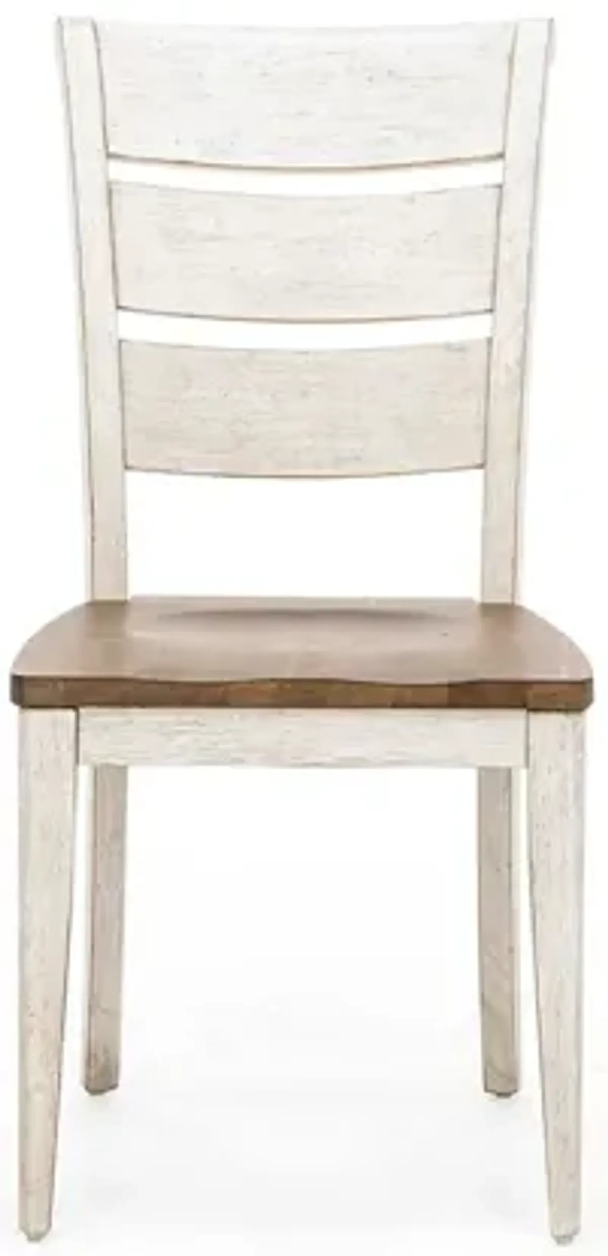 Farmhouse Reimagined Ladderback Wood Seat Side Chair