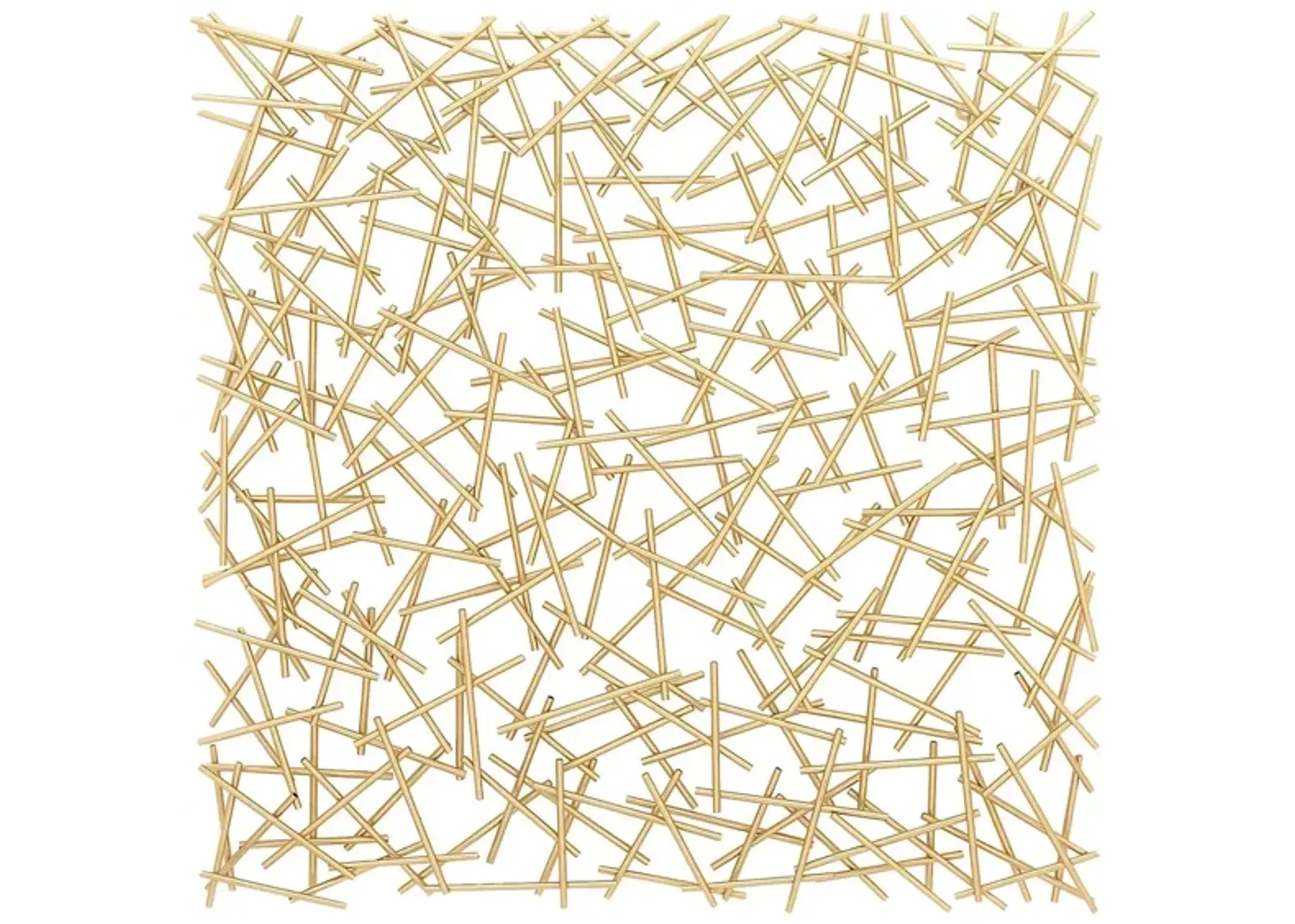 Gold Sticks Wall Décor 40"W x 40"H