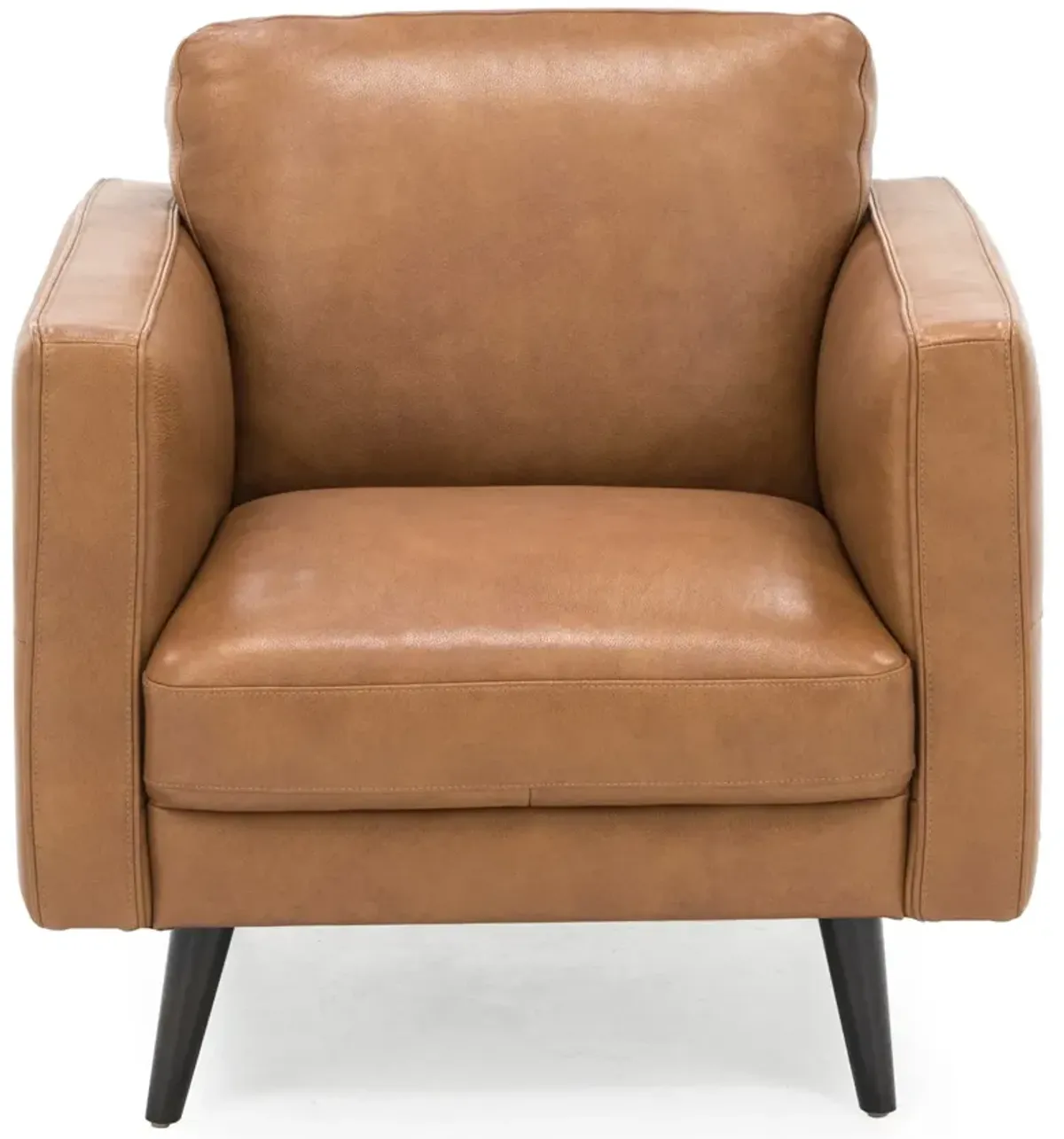 Turin Leather Chair in Brandy