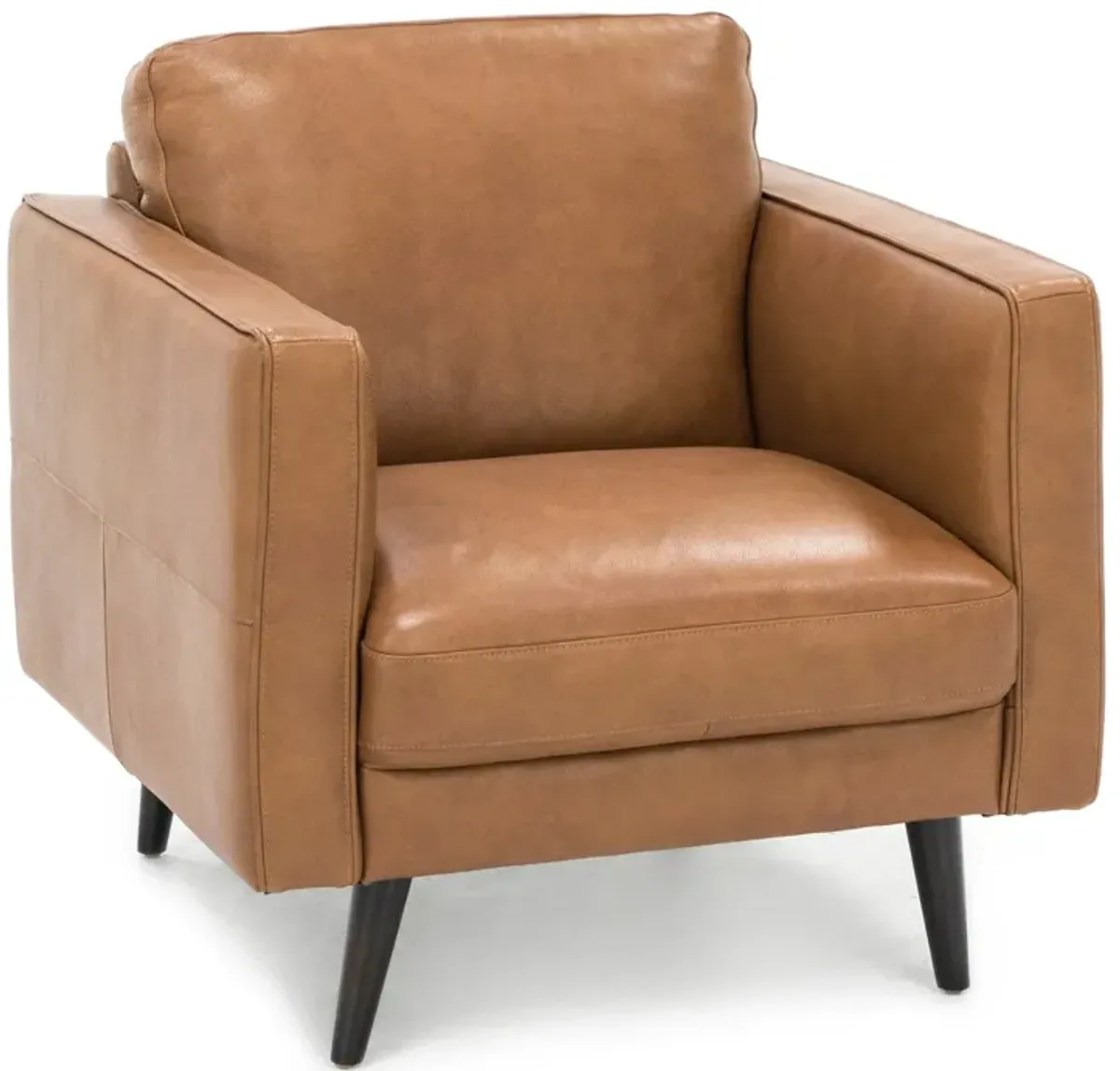 Turin Leather Chair in Brandy