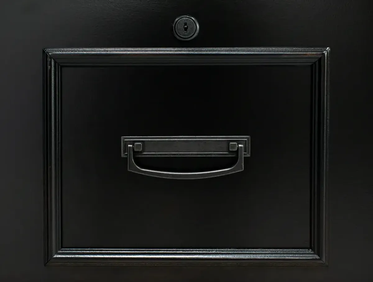 Estate Black Executive L-Desk