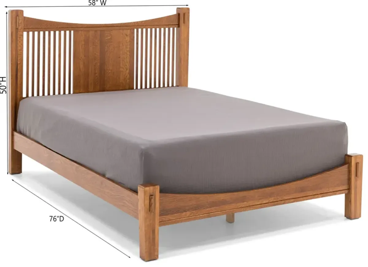 Witmer Heartland Full Slat Bed w/Low Profile Footboard