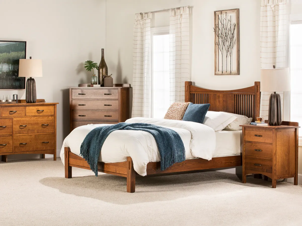 Witmer Heartland Full Slat Bed w/Low Profile Footboard