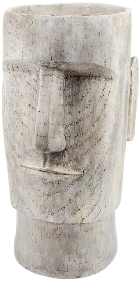 Large Grey Face Vase 14"W x 24"H