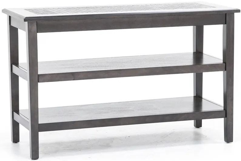 Grey Mosaic Console Table