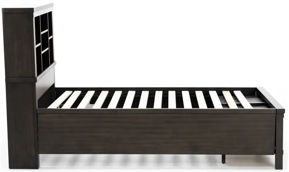 Thornwood Twin Bookcase Storage Bed