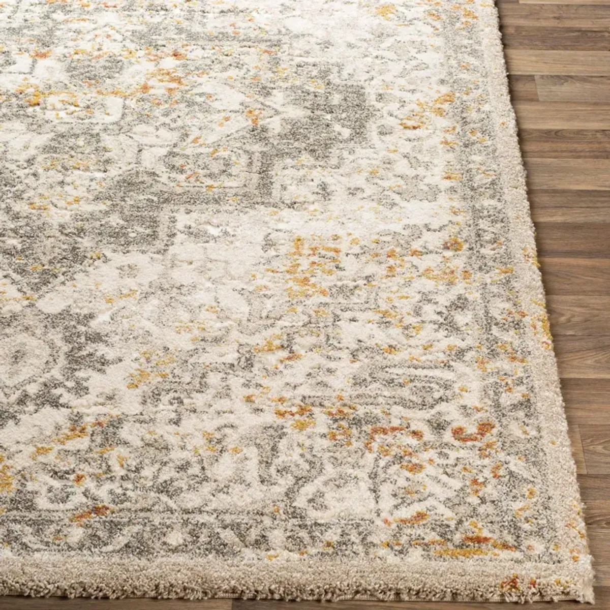 Tuscany Cream Medallion Area Rug 7'10"W x 10'3"L