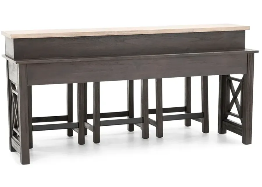 Heatherbrook Console Bar Table Set