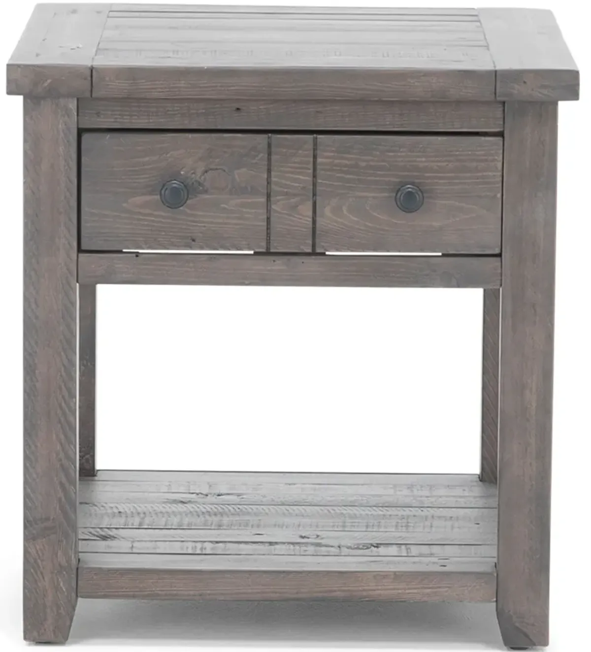 Madison County Barnwood End Table