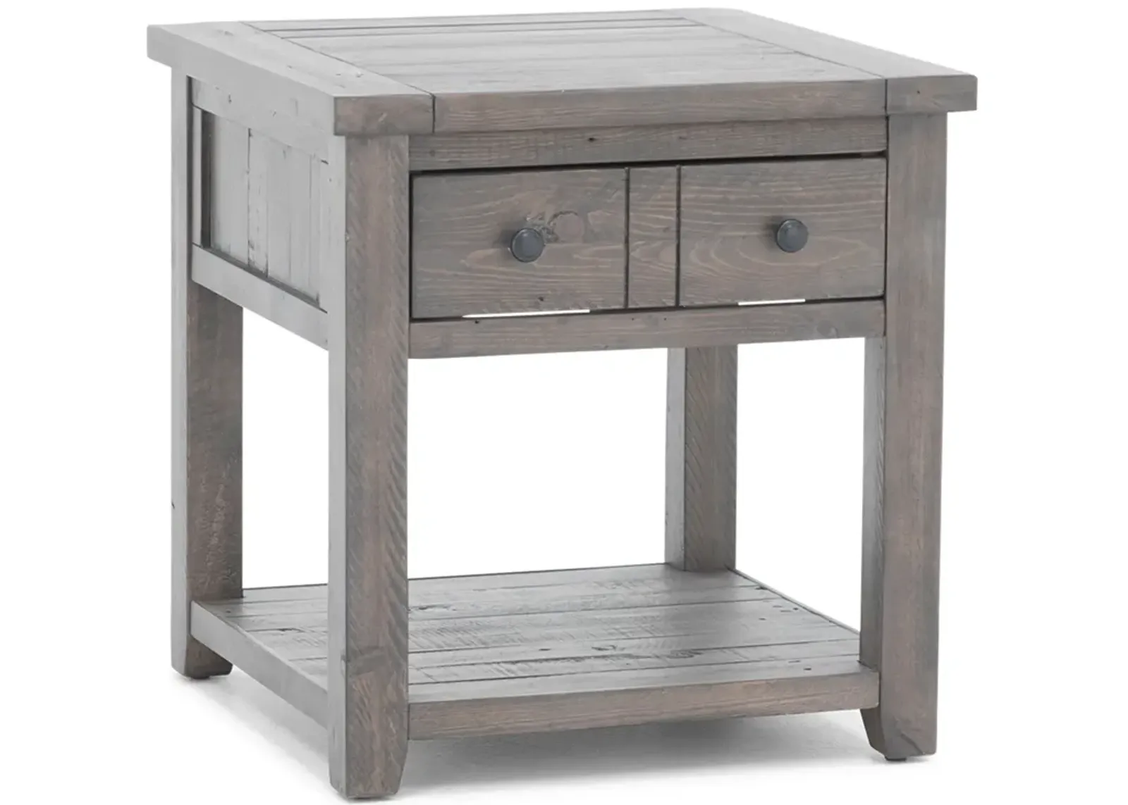 Madison County Barnwood End Table