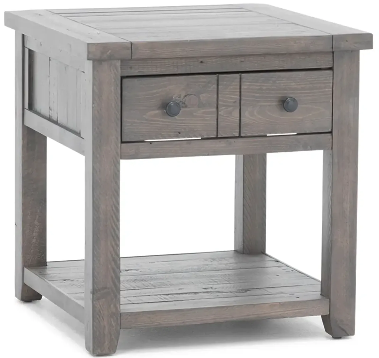 Madison County Barnwood End Table