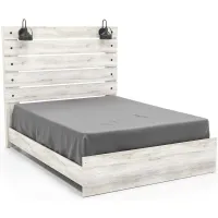 Dylan White Queen Panel Bed