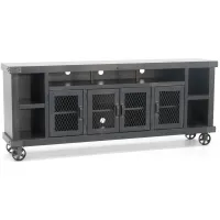 Industrial Ghost Black 84" Entertainment Console
