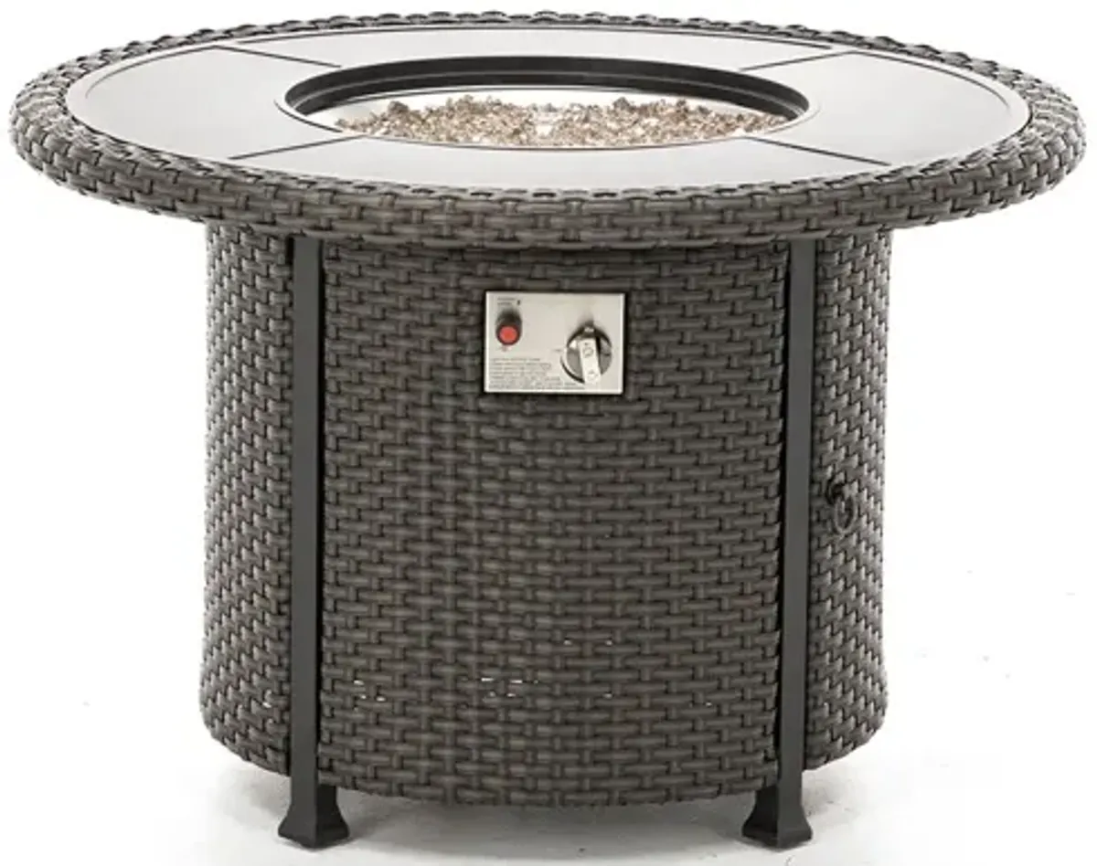 San Tropez 38" Round Fire Table