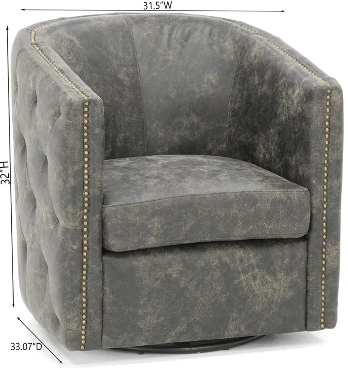 Matrix Swivel Accent Chair