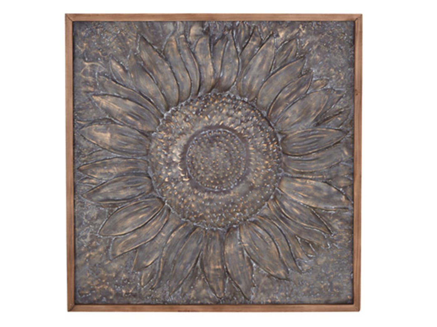 Metal Sunflower Art 39"W x 39"H