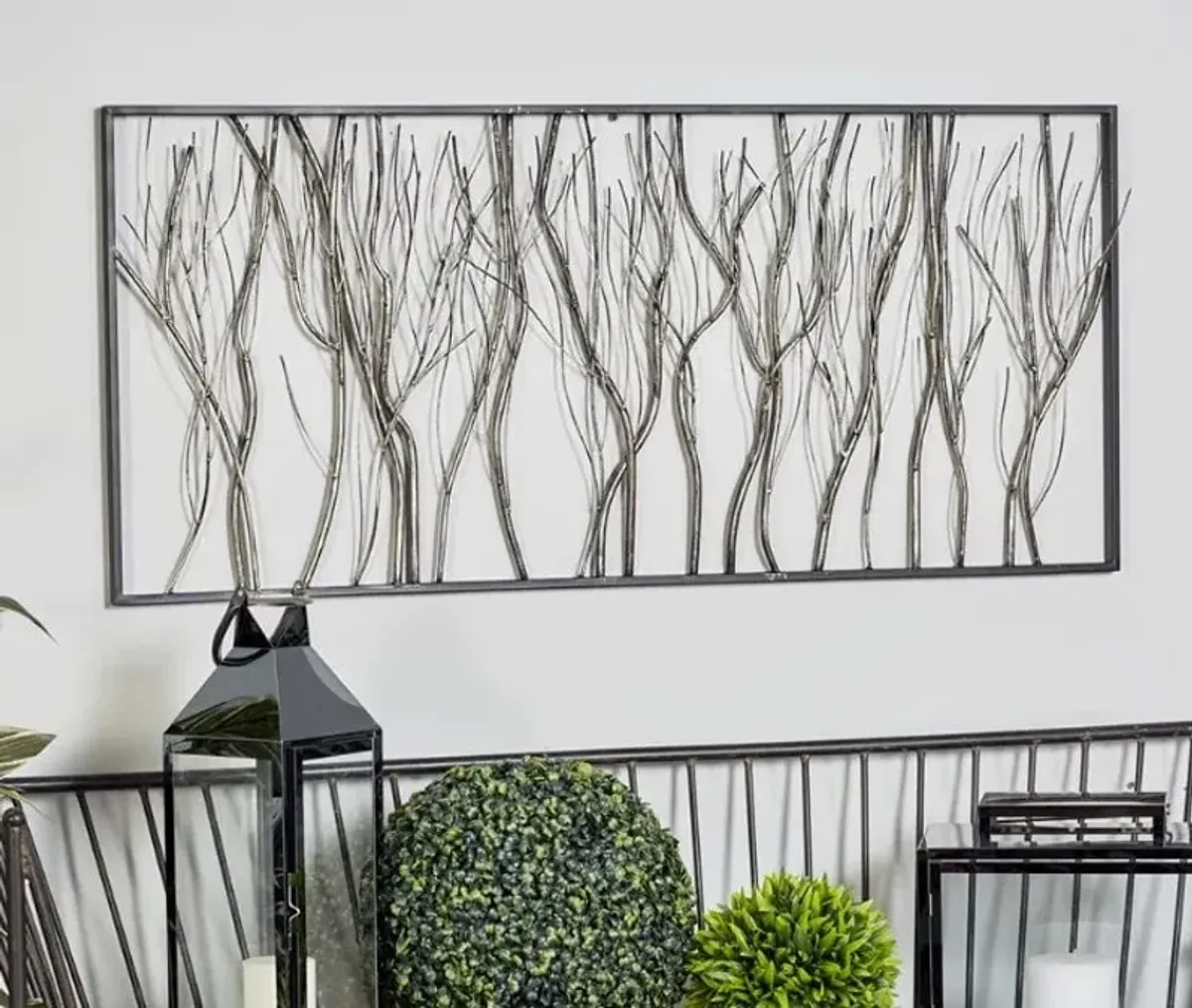 Branches Metal Wall Decor 48"W x 22"H