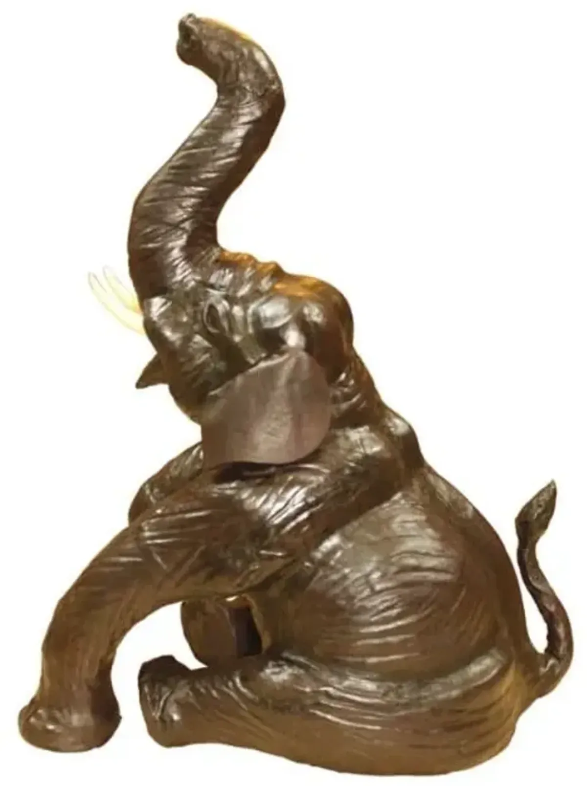 Baby Elephant Sitting 12"H