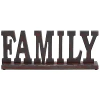 "Family" Sign 20"W x 8"H
