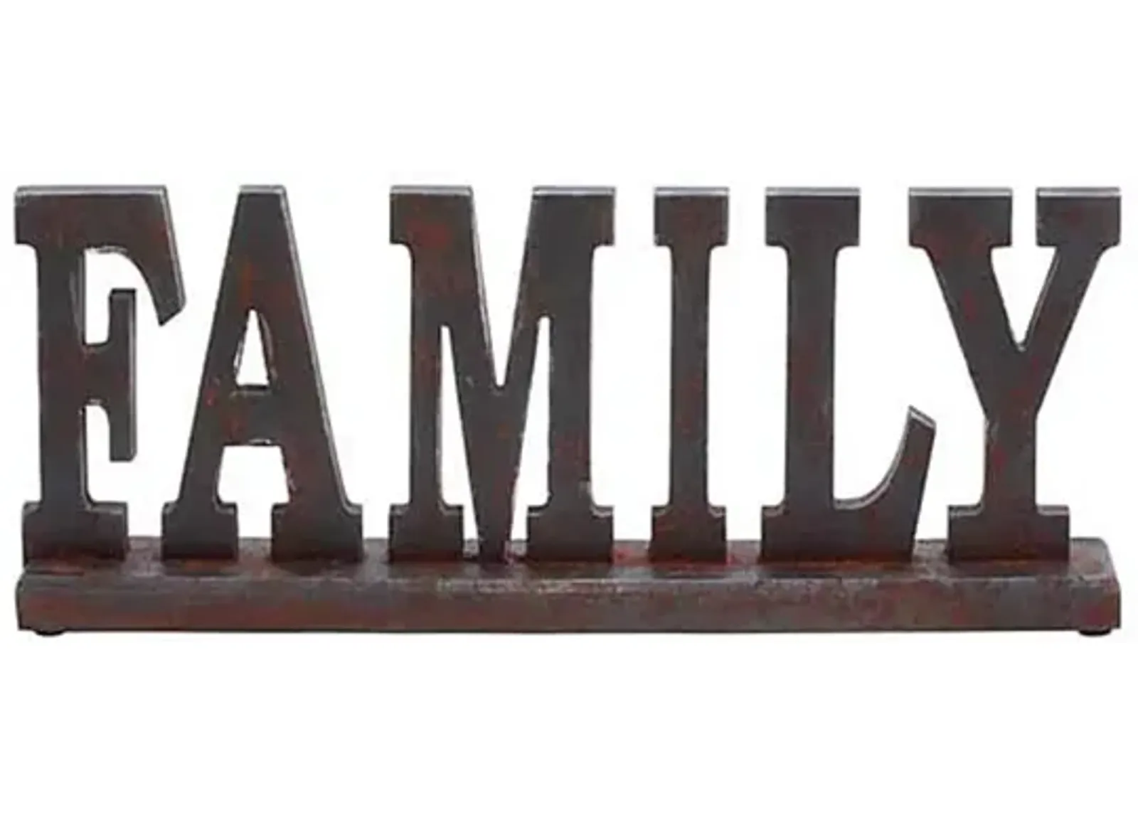 "Family" Sign 20"W x 8"H