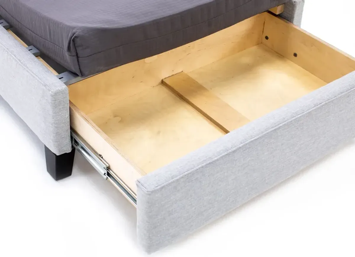 Sabrina Twin Upholstered Storage Bed