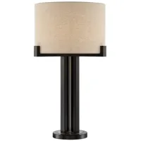 Bronze Metal Table Lamp 30"H