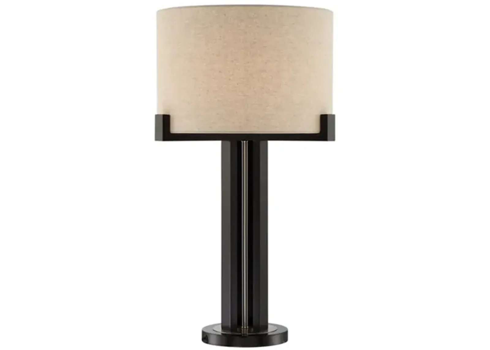 Bronze Metal Table Lamp 30"H