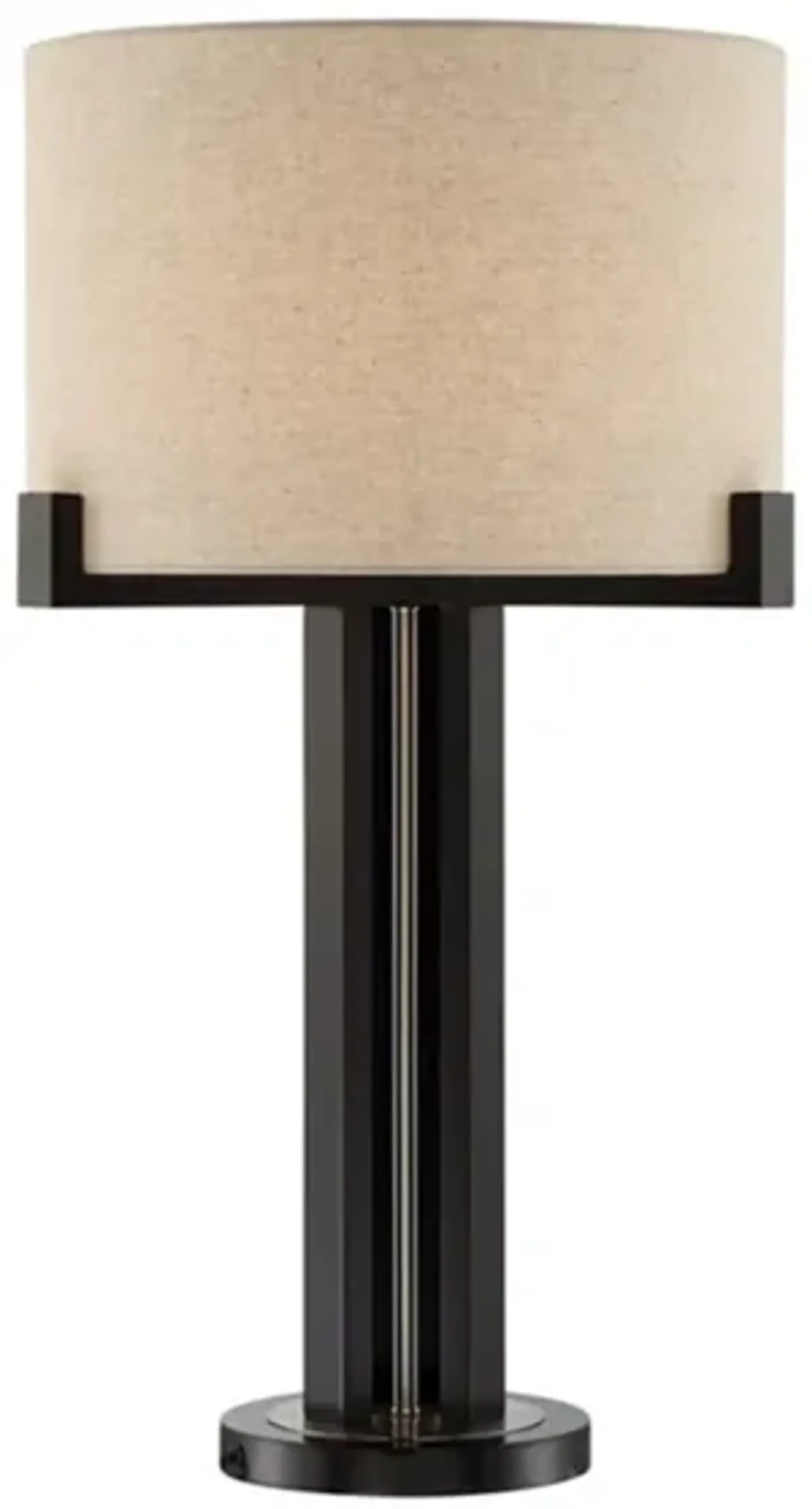 Bronze Metal Table Lamp 30"H