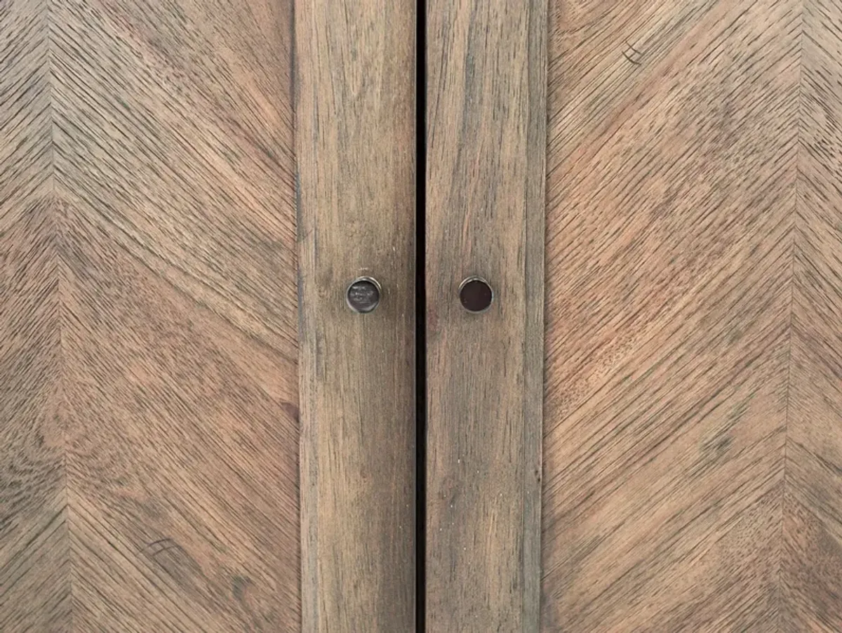 Harper Point Bookcase With Doors