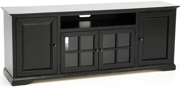 Hamilton 82" Vintage Black Entertainment Console