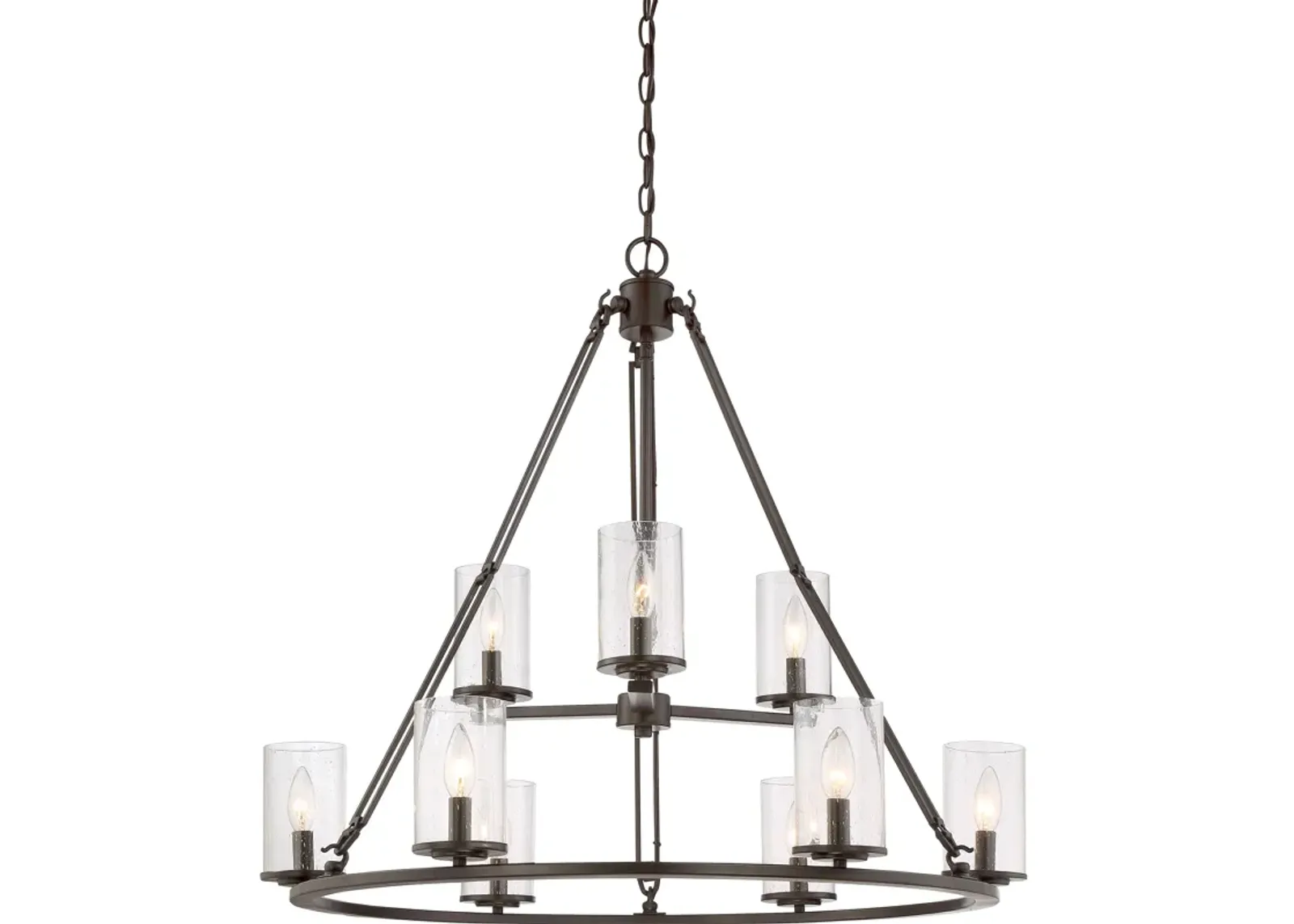 Buchanan Rods Chandelier 30"W x 33"D x 33"H