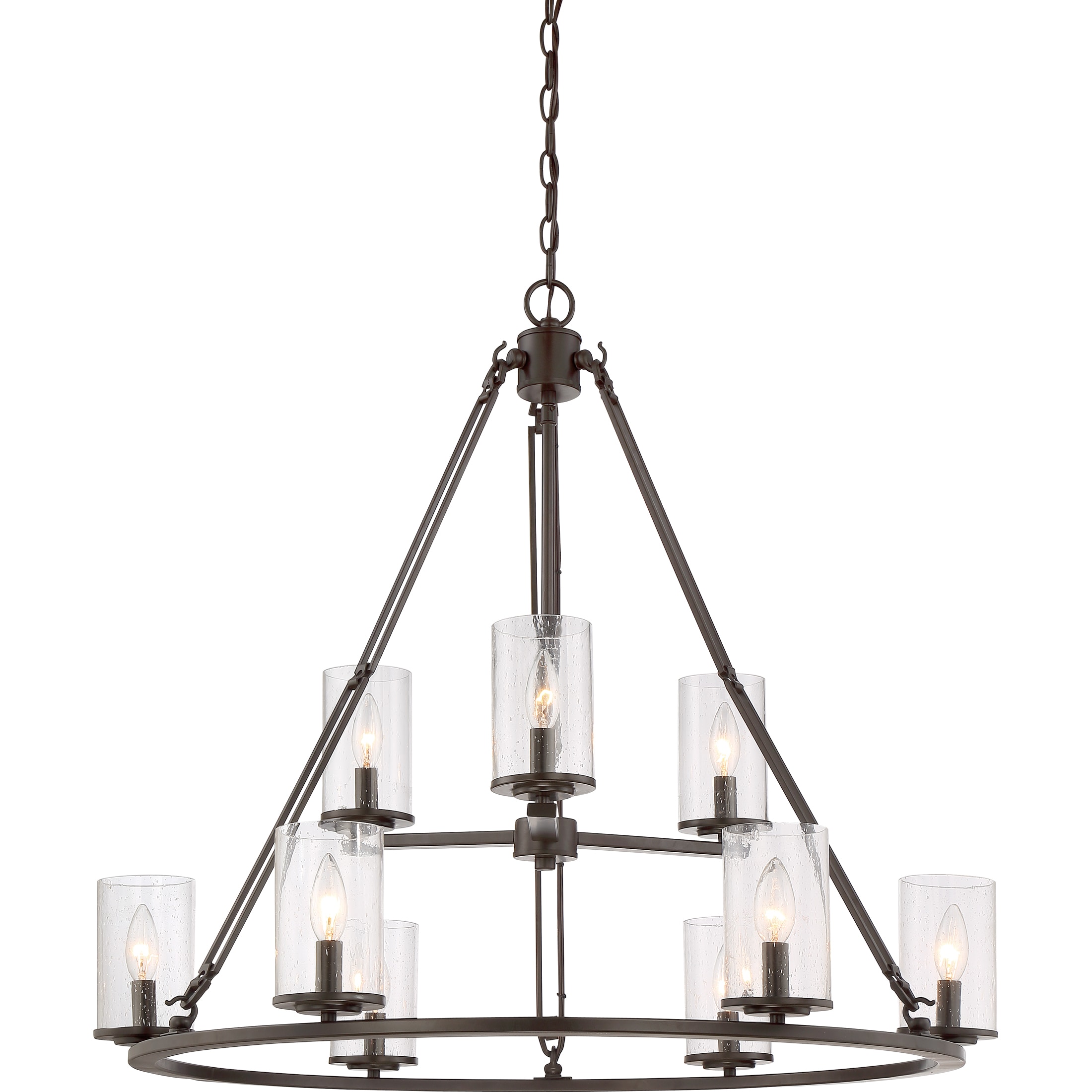 Buchanan Rods Chandelier 30"W x 33"D x 33"H