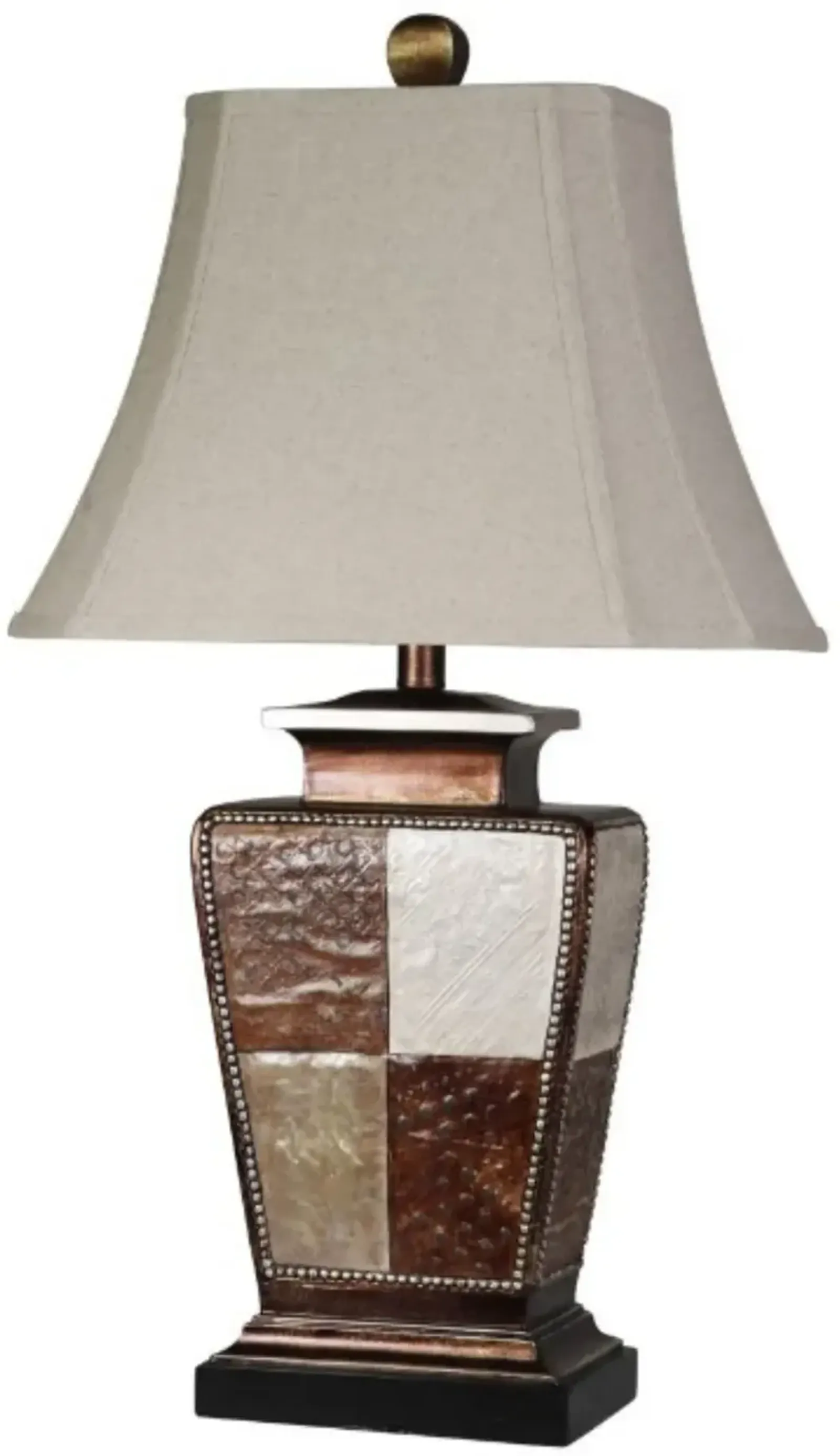 Colorblock Table Lamp 39"H 