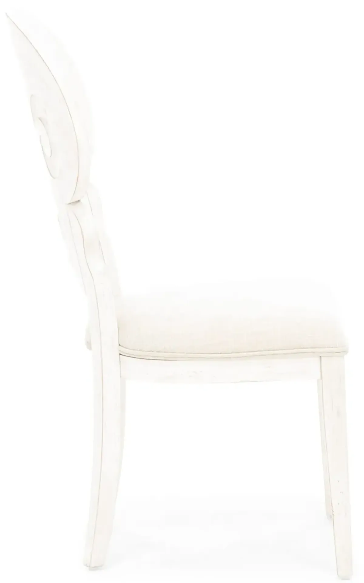 Farmhouse Reimagined Splatback Upholstered Side Chair