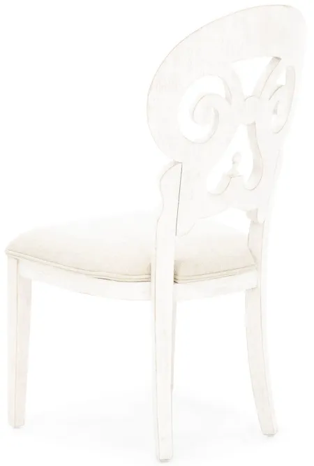Farmhouse Reimagined Splatback Upholstered Side Chair