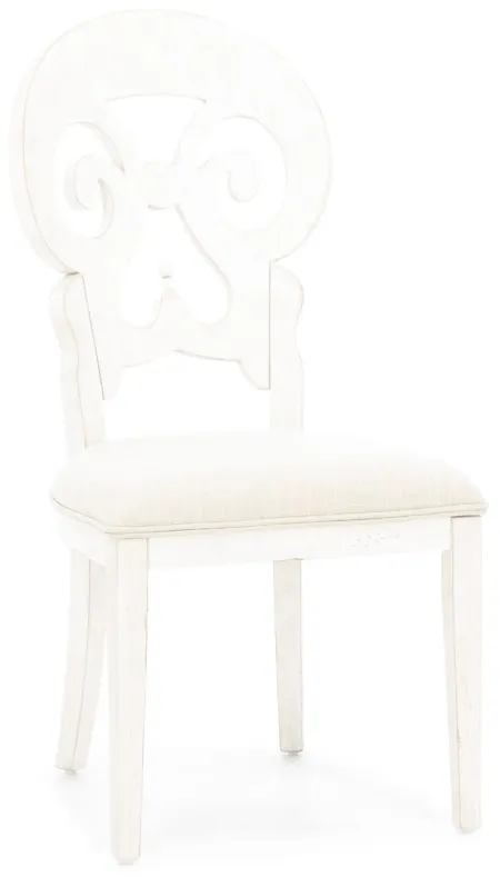 Farmhouse Reimagined Splatback Upholstered Side Chair
