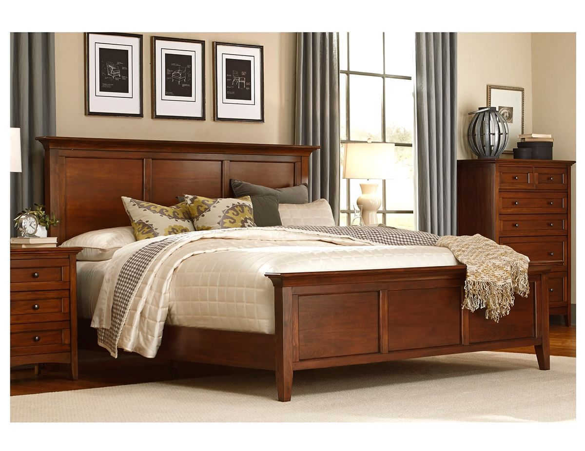 Simplicity King Panel Bed