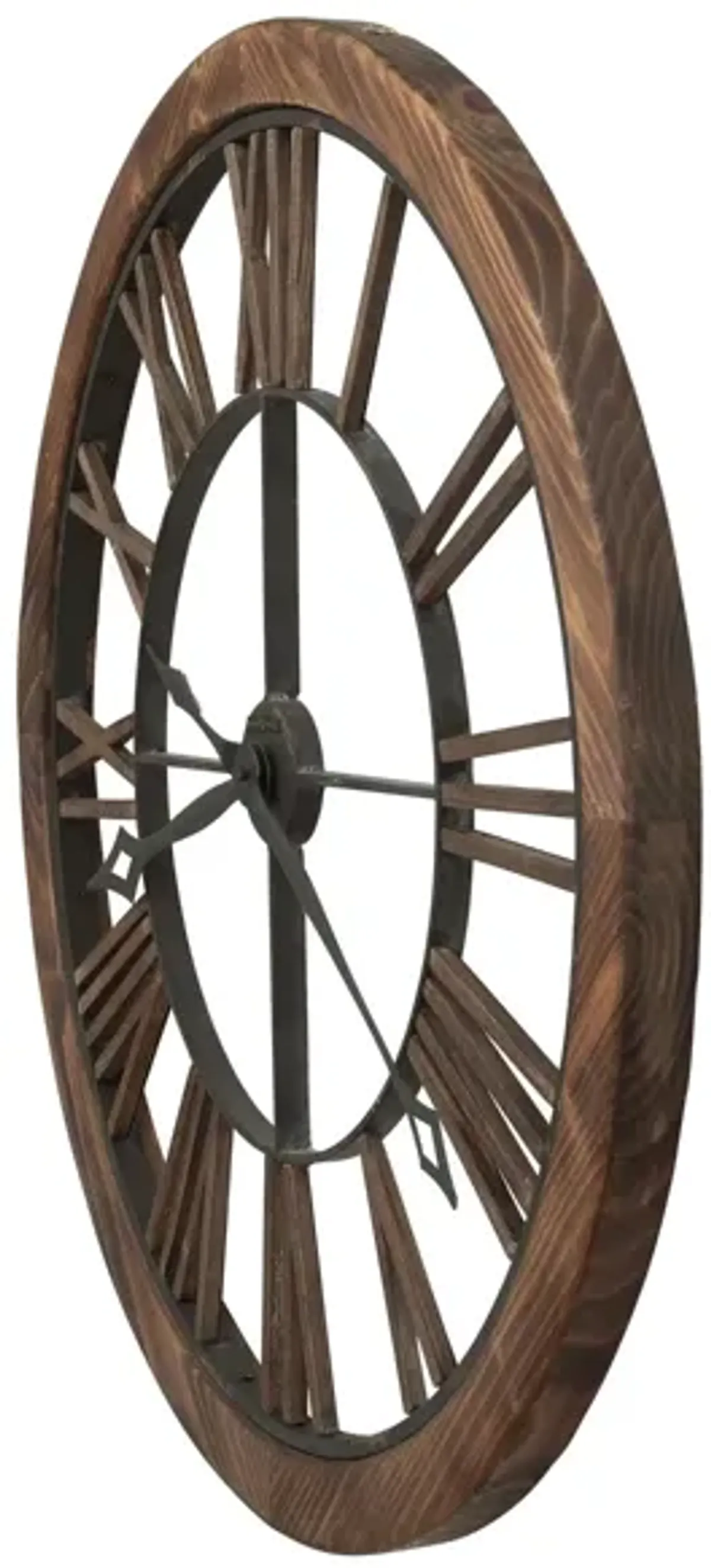 Howard Miller Metal and Wood Wall Clock 32" Round