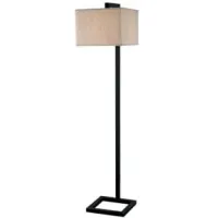 Bronze Square Floor Lamp 64"H