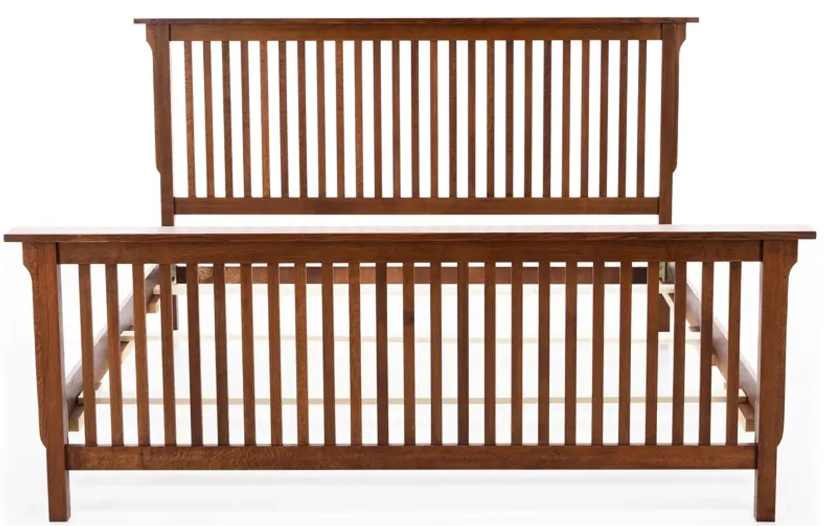 Witmer American Mission #80 King Slat Bed W/32" Footboard