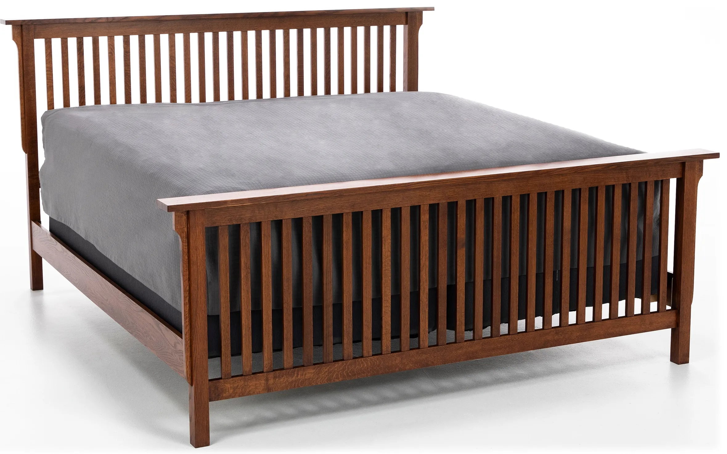 Witmer American Mission #80 King Slat Bed W/32" Footboard