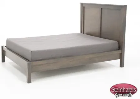 Witmer Taylor J Grey King Panel Bed with 52" Headboard