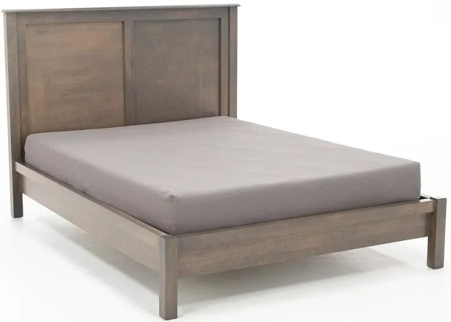 Witmer Taylor J Grey King Panel Bed with 52" Headboard