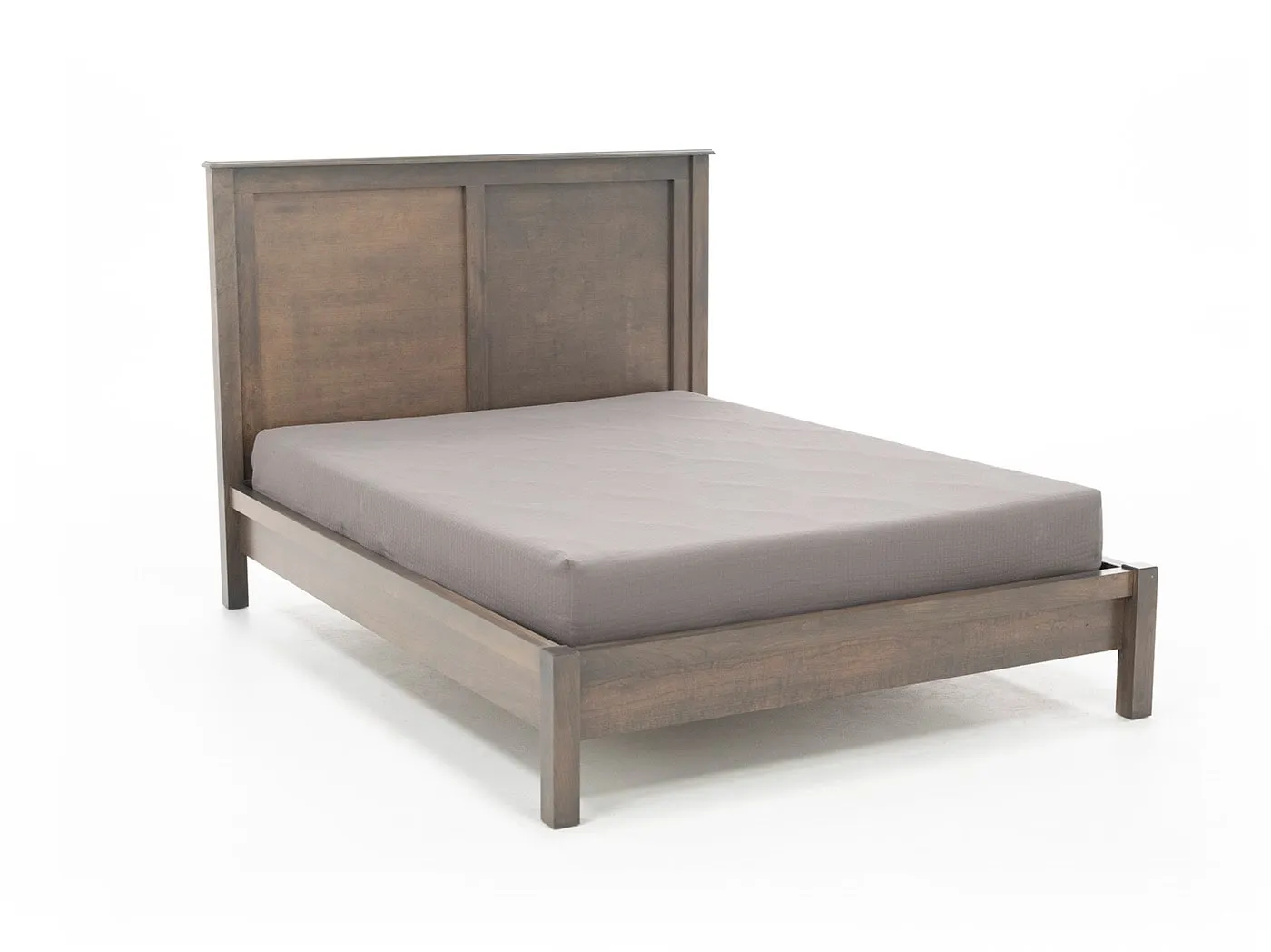 Witmer Taylor J Grey King Panel Bed with 52" Headboard