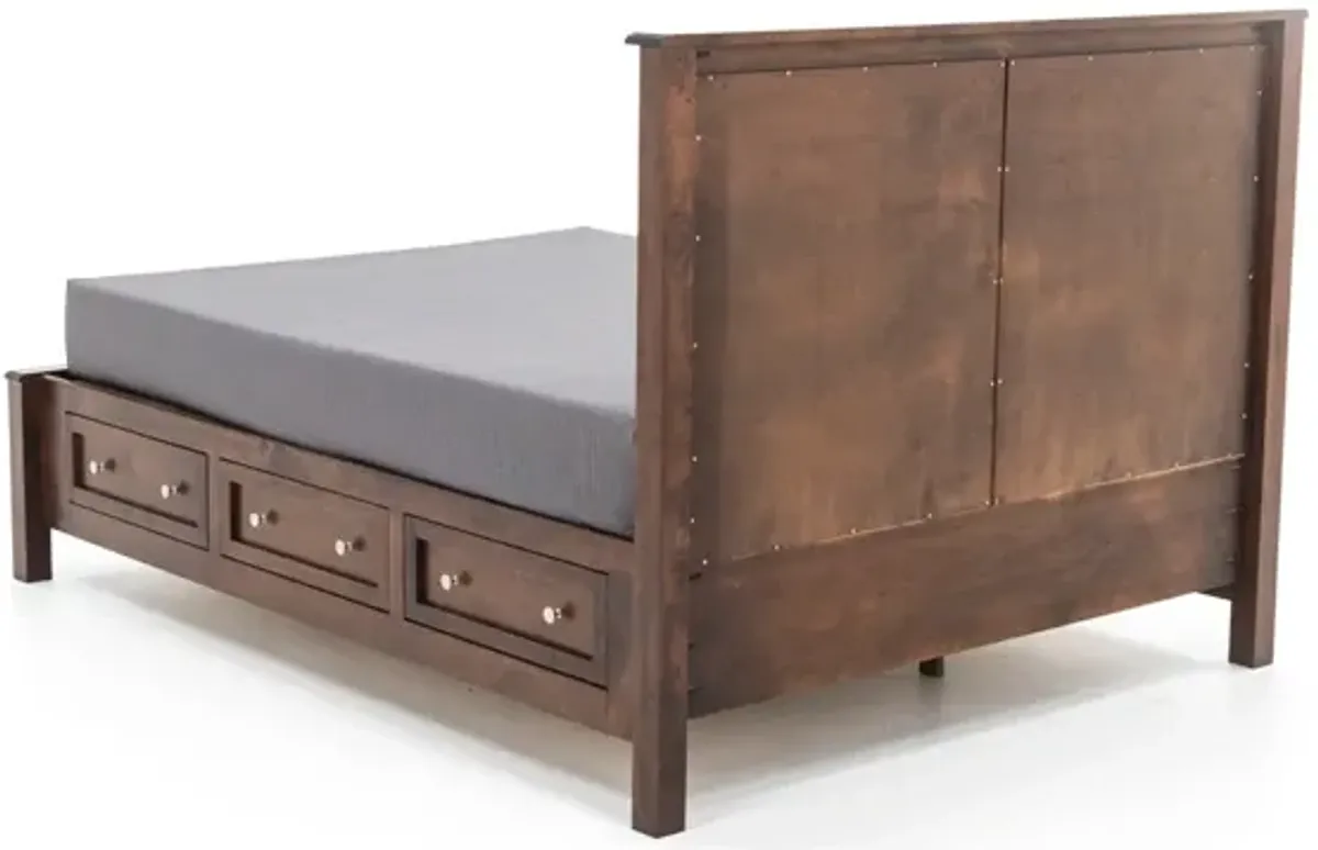 Witmer Taylor J King Storage Bed with 52" Headboard in Finish 16