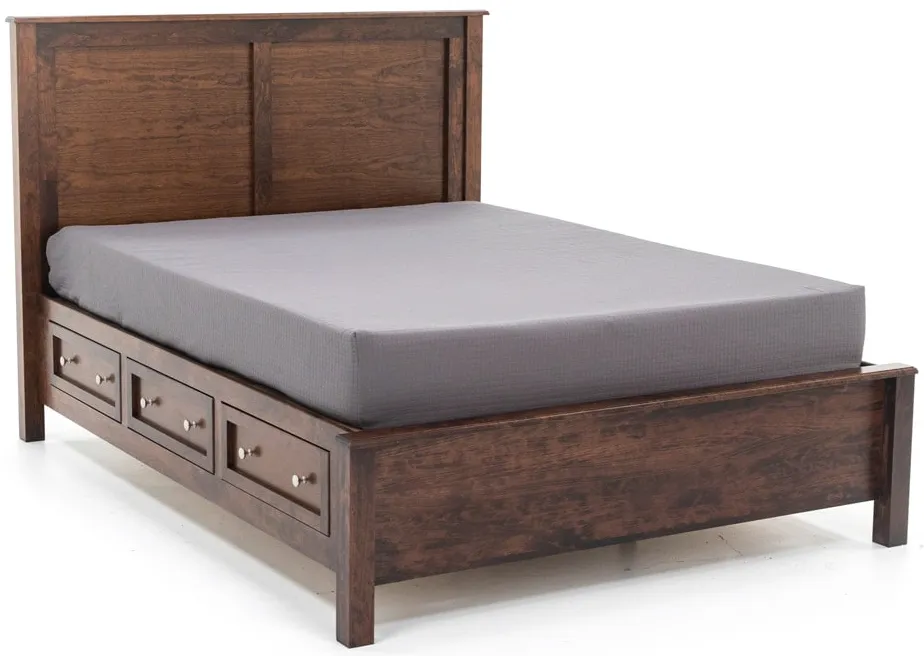 Witmer Taylor J King Storage Bed with 52" Headboard in Finish 16