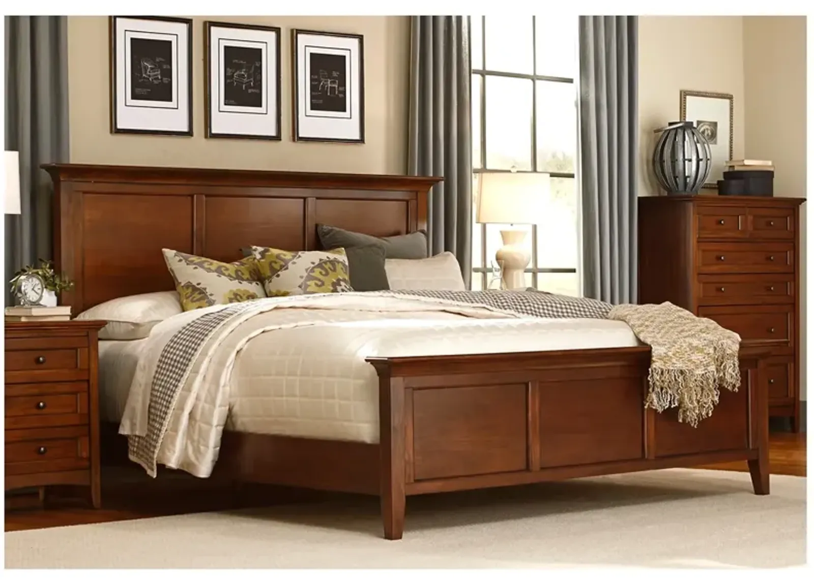 Simplicity Queen Panel Bed