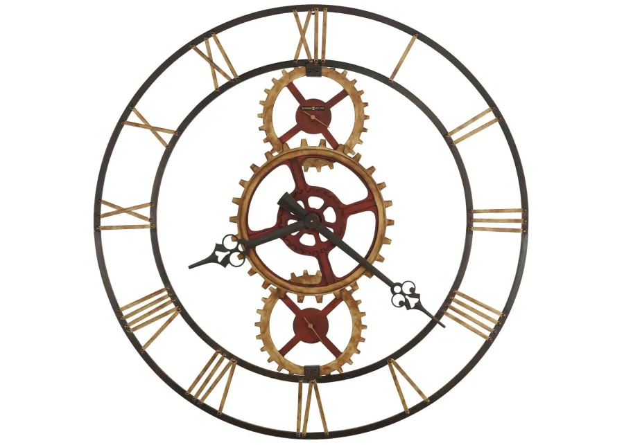 Howard Miller Gears Wall Clock 49" Round